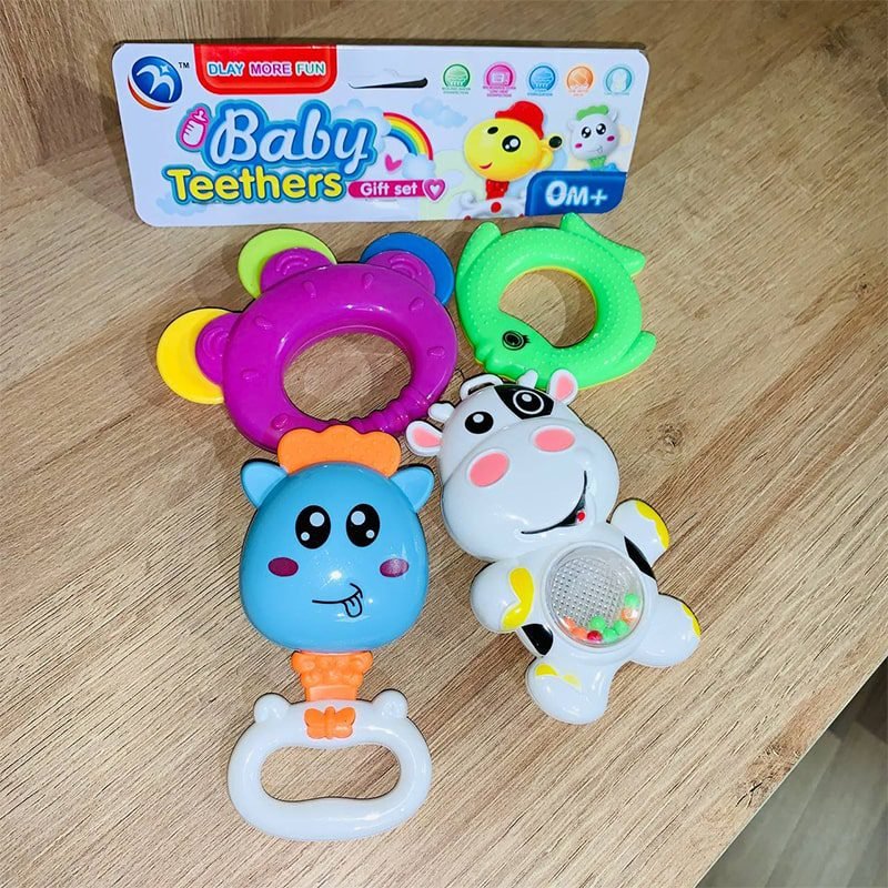 Lot De 4 Chaussettes Hochets Et Localisateurs De Pieds Pour Bébé 0-12 Mois - Jouet Éducatif Sensoriel, Cadeau Naissance Ou Anniversaire